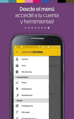 Personal Revistas android App screenshot 0